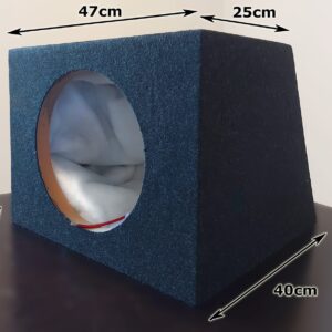High-End 25mm MDF Single 12″ Sealed Sound Quality Subwoofer Box