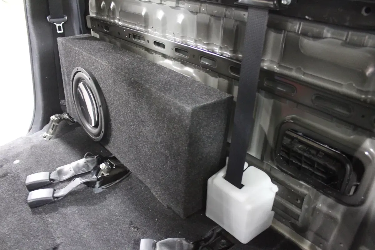 Custom MDF subwoofer box (10inch cutout)